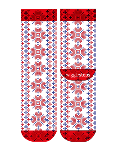 Wiggle steps Red Embro Lady...