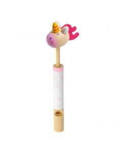 Ξύλινη Σφυρίχτρα Μονόκερος